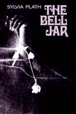 The Bell Jar canvas print featuring the vintage book cover by Sylvia Plath, literary wall art for book lovers and home libraries.