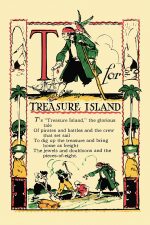 T for Treasure Island Canvas Poster print