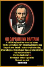 Oh Captain, my captain!