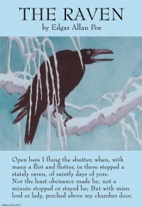 The Raven Edgar Allan Poe Canvas Prints