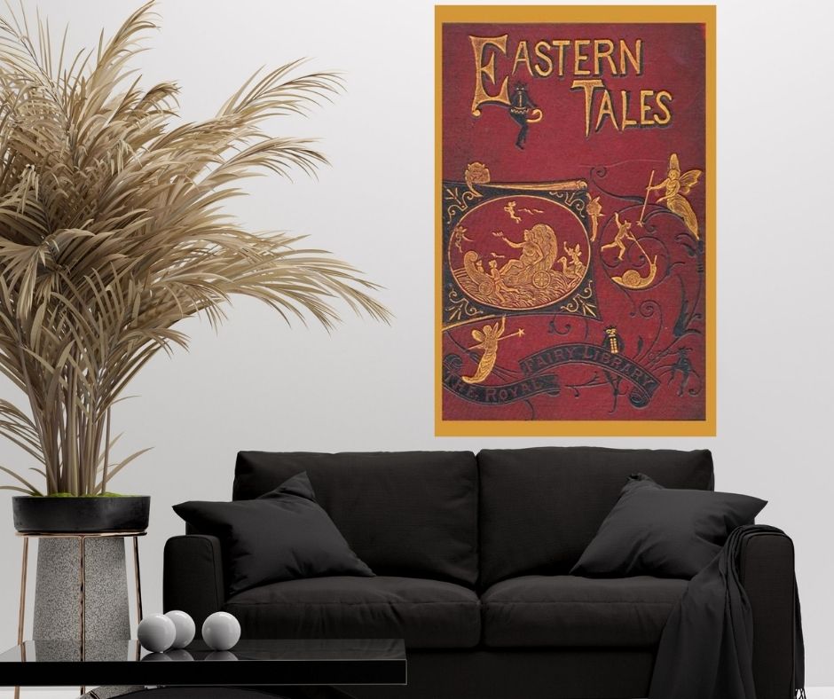 eastern_tales_the_royal_fairy_library_book_cover_print_posters_canvas_wall_art